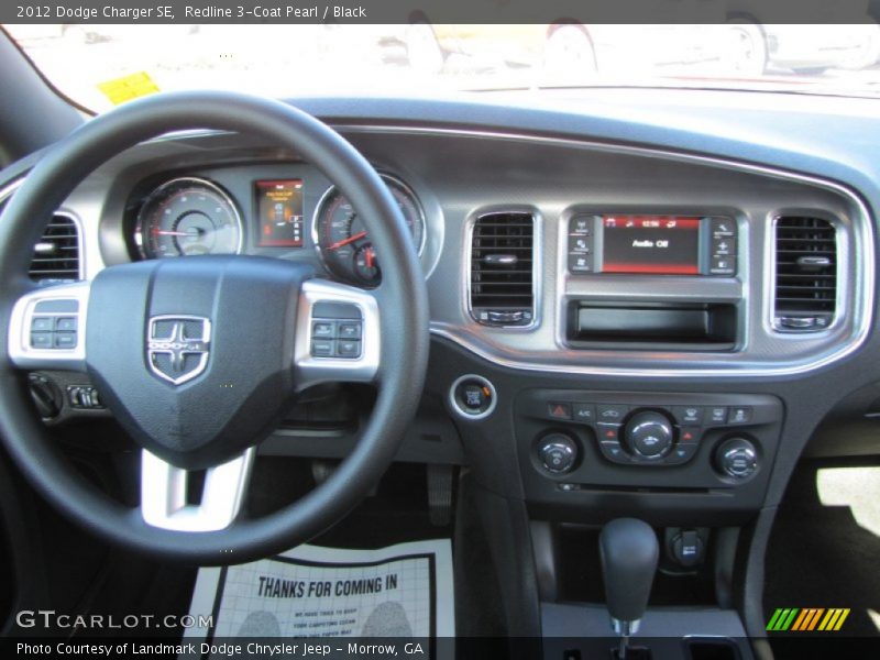 Redline 3-Coat Pearl / Black 2012 Dodge Charger SE