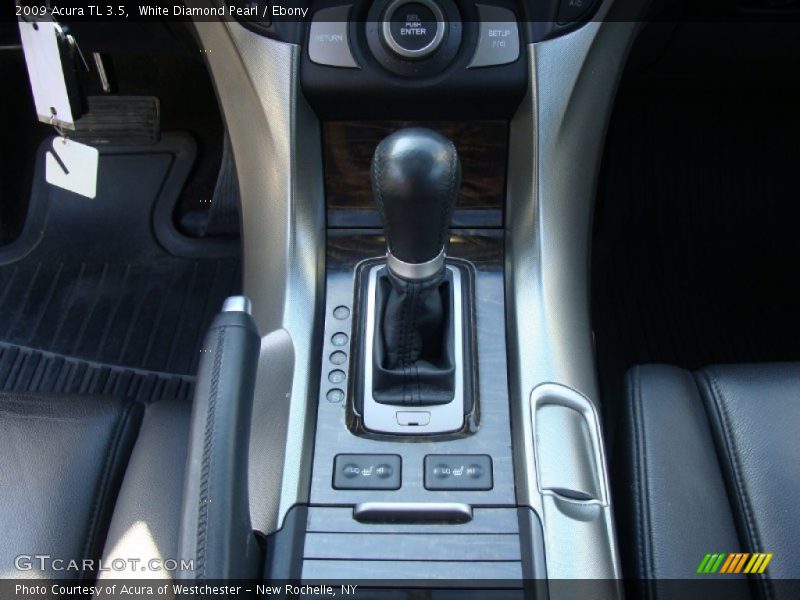 White Diamond Pearl / Ebony 2009 Acura TL 3.5
