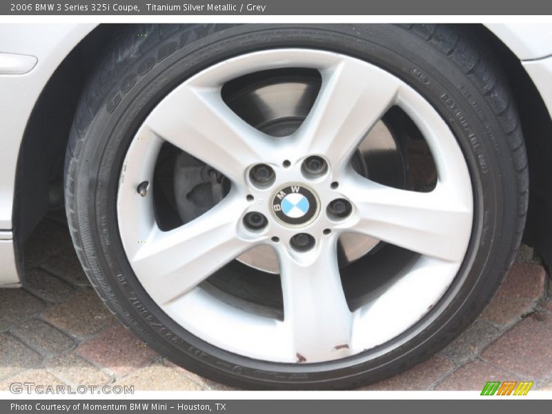Titanium Silver Metallic / Grey 2006 BMW 3 Series 325i Coupe