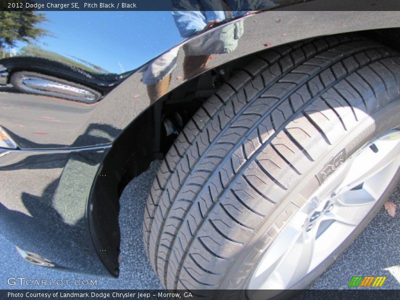 Pitch Black / Black 2012 Dodge Charger SE
