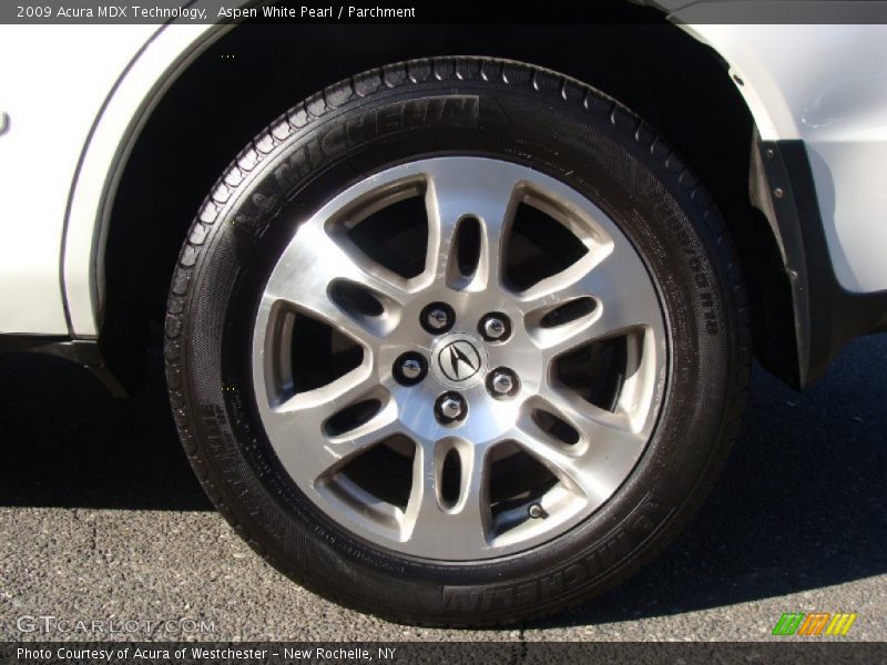 Aspen White Pearl / Parchment 2009 Acura MDX Technology