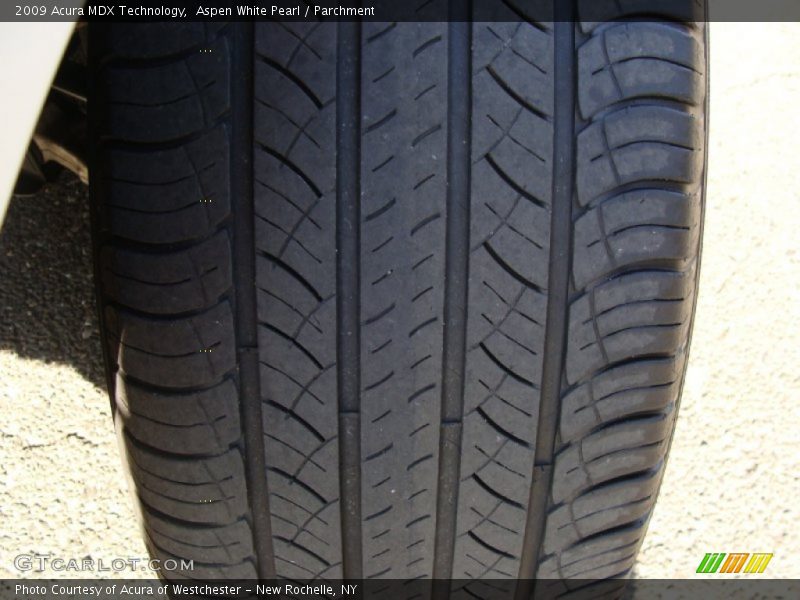Aspen White Pearl / Parchment 2009 Acura MDX Technology