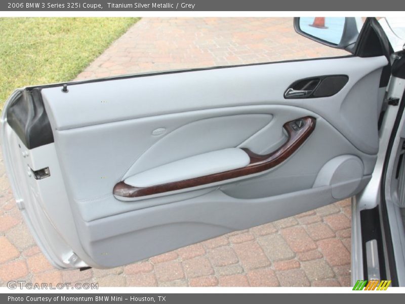 Titanium Silver Metallic / Grey 2006 BMW 3 Series 325i Coupe