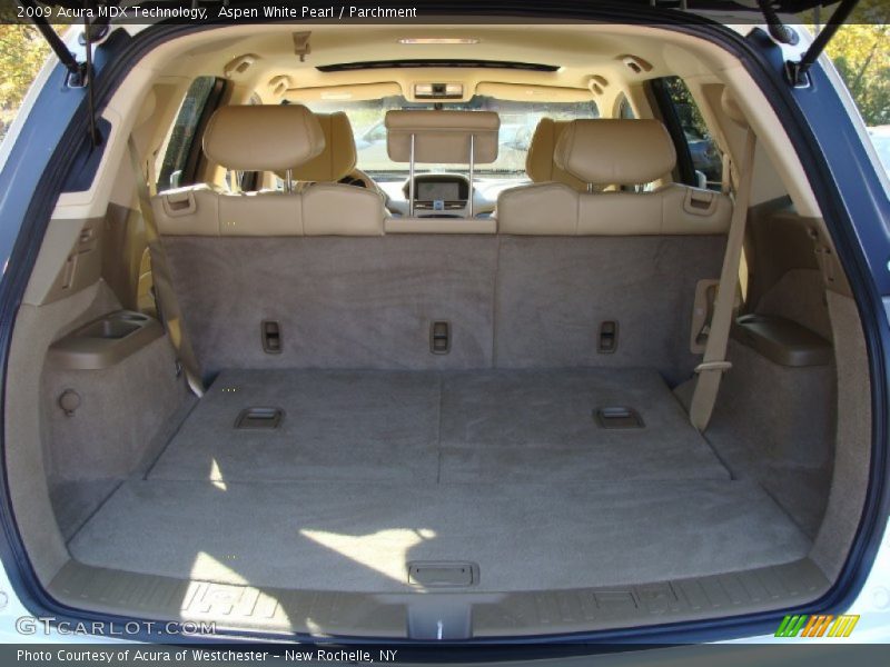 Aspen White Pearl / Parchment 2009 Acura MDX Technology