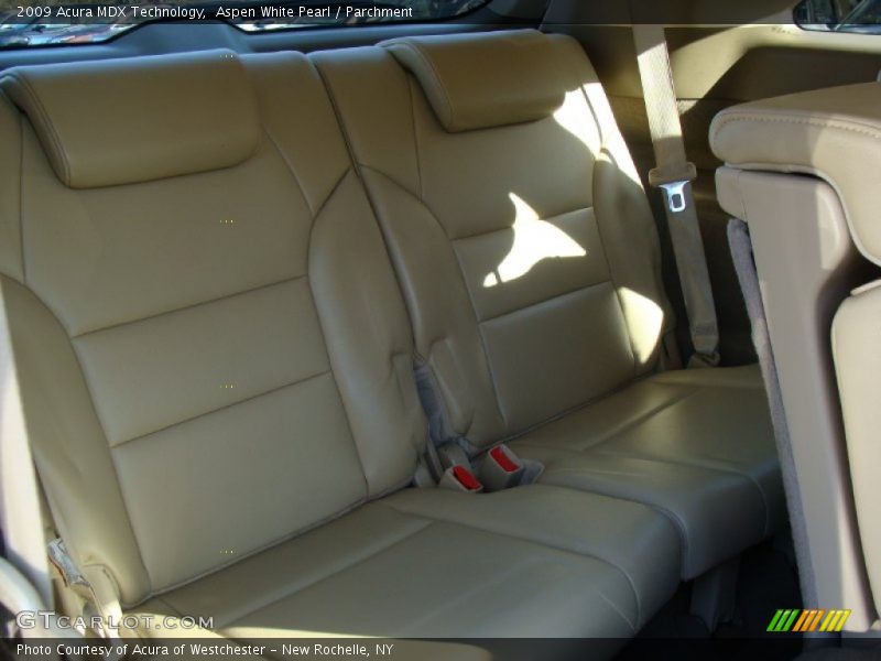 Aspen White Pearl / Parchment 2009 Acura MDX Technology