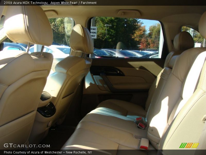 Aspen White Pearl / Parchment 2009 Acura MDX Technology
