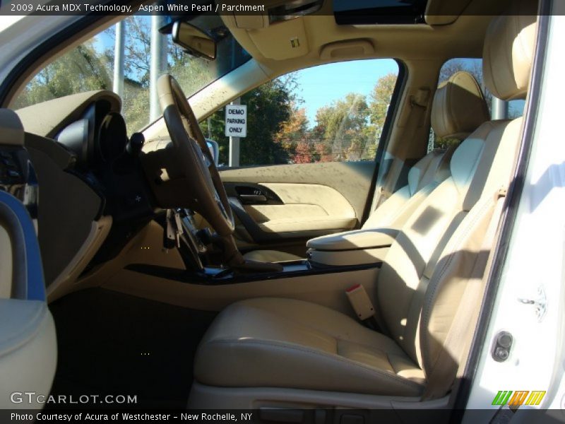 Aspen White Pearl / Parchment 2009 Acura MDX Technology