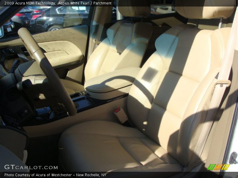 Aspen White Pearl / Parchment 2009 Acura MDX Technology