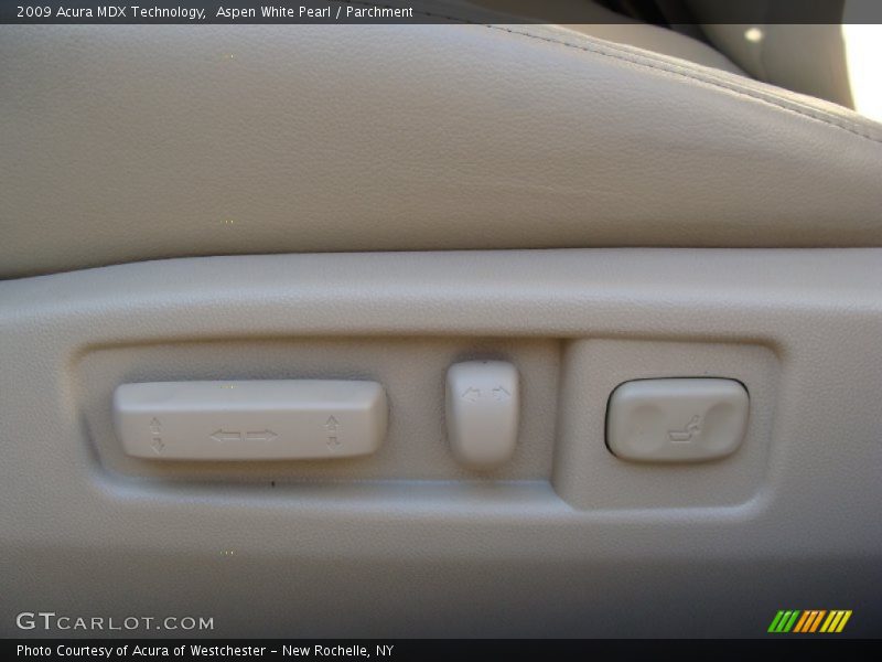 Aspen White Pearl / Parchment 2009 Acura MDX Technology