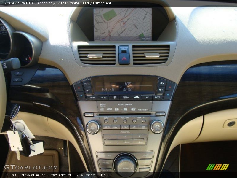 Aspen White Pearl / Parchment 2009 Acura MDX Technology