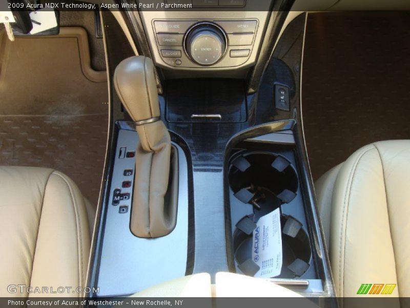 Aspen White Pearl / Parchment 2009 Acura MDX Technology