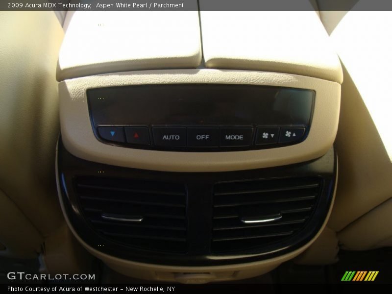 Aspen White Pearl / Parchment 2009 Acura MDX Technology