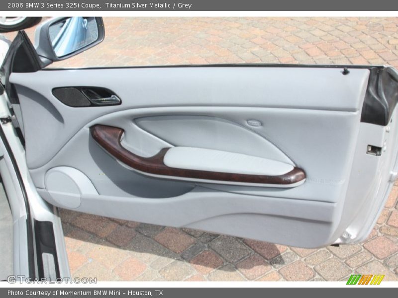 Titanium Silver Metallic / Grey 2006 BMW 3 Series 325i Coupe