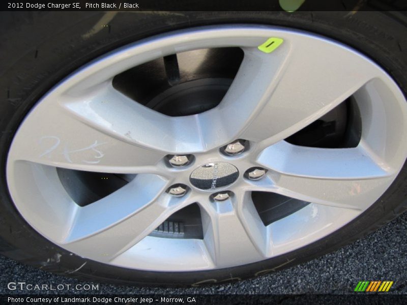 Pitch Black / Black 2012 Dodge Charger SE