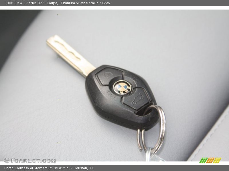 Titanium Silver Metallic / Grey 2006 BMW 3 Series 325i Coupe