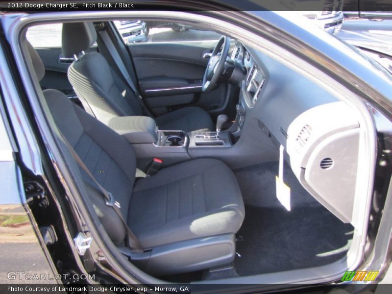 Pitch Black / Black 2012 Dodge Charger SE