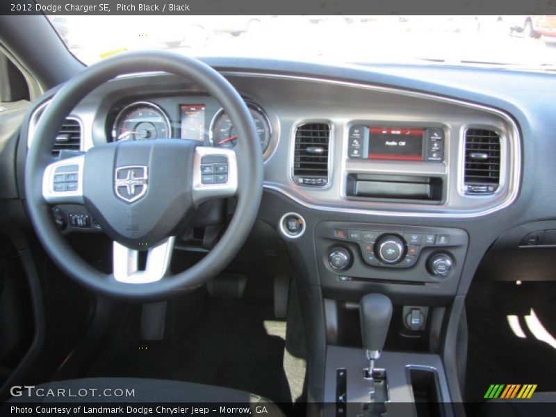 Pitch Black / Black 2012 Dodge Charger SE