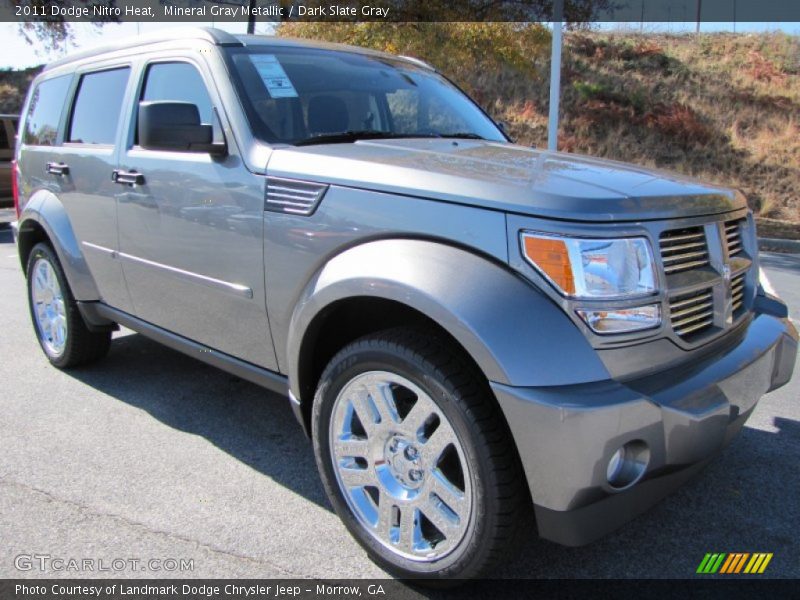 Mineral Gray Metallic / Dark Slate Gray 2011 Dodge Nitro Heat