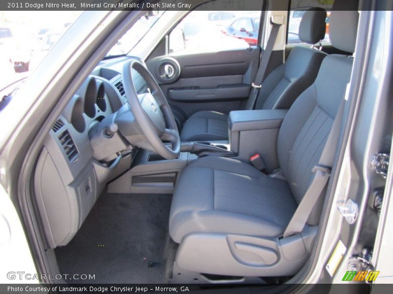 Mineral Gray Metallic / Dark Slate Gray 2011 Dodge Nitro Heat