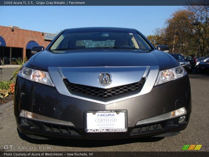 Grigio Gray Metallic / Parchment 2009 Acura TL 3.5