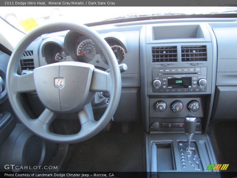 Mineral Gray Metallic / Dark Slate Gray 2011 Dodge Nitro Heat