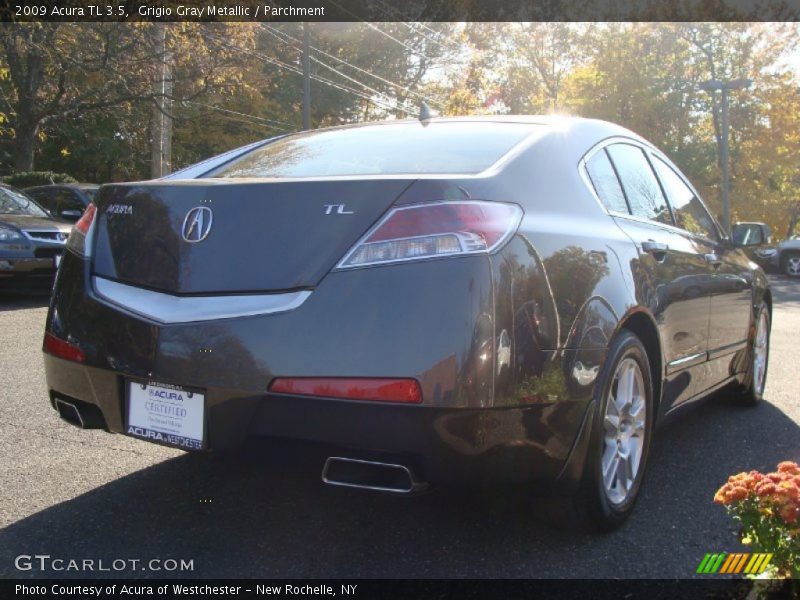 Grigio Gray Metallic / Parchment 2009 Acura TL 3.5
