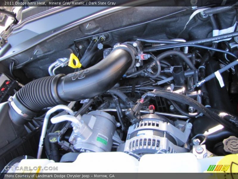 Mineral Gray Metallic / Dark Slate Gray 2011 Dodge Nitro Heat