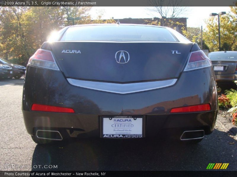 Grigio Gray Metallic / Parchment 2009 Acura TL 3.5