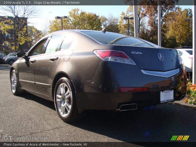 Grigio Gray Metallic / Parchment 2009 Acura TL 3.5