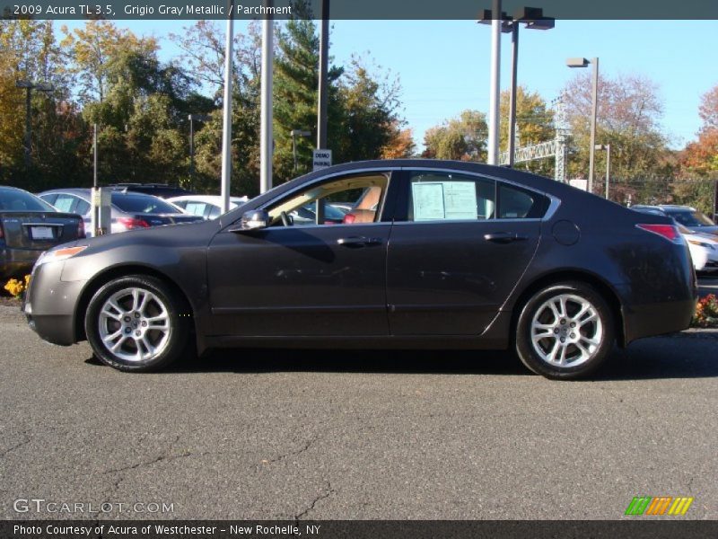 Grigio Gray Metallic / Parchment 2009 Acura TL 3.5