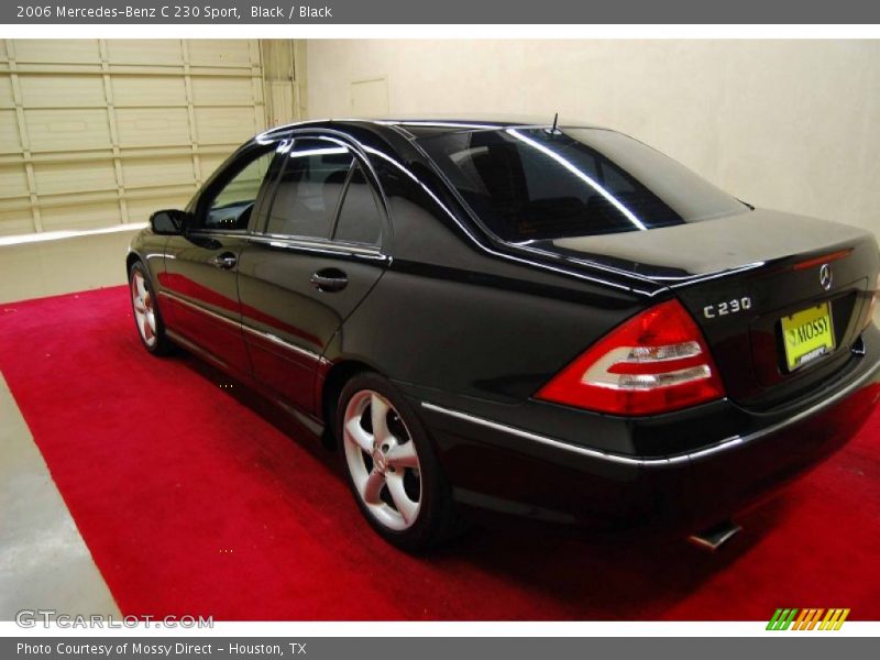 Black / Black 2006 Mercedes-Benz C 230 Sport