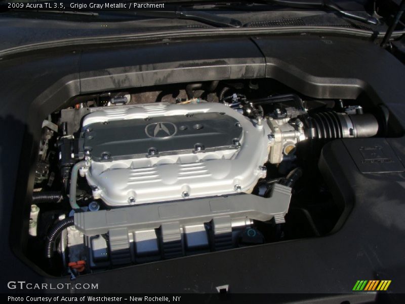Grigio Gray Metallic / Parchment 2009 Acura TL 3.5