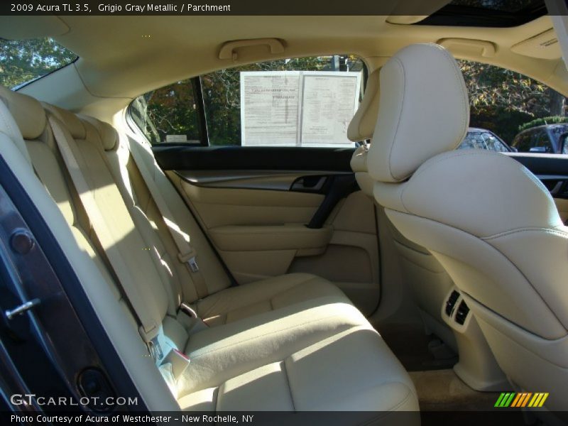 Grigio Gray Metallic / Parchment 2009 Acura TL 3.5