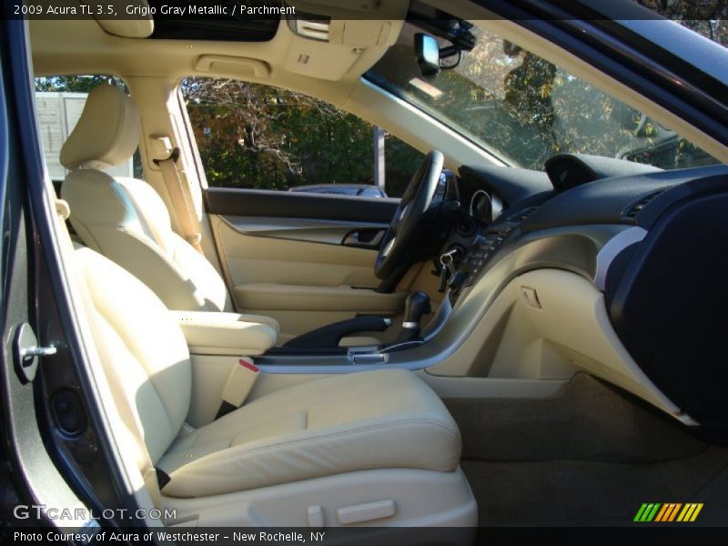 Grigio Gray Metallic / Parchment 2009 Acura TL 3.5