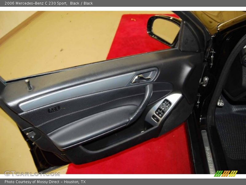 Black / Black 2006 Mercedes-Benz C 230 Sport