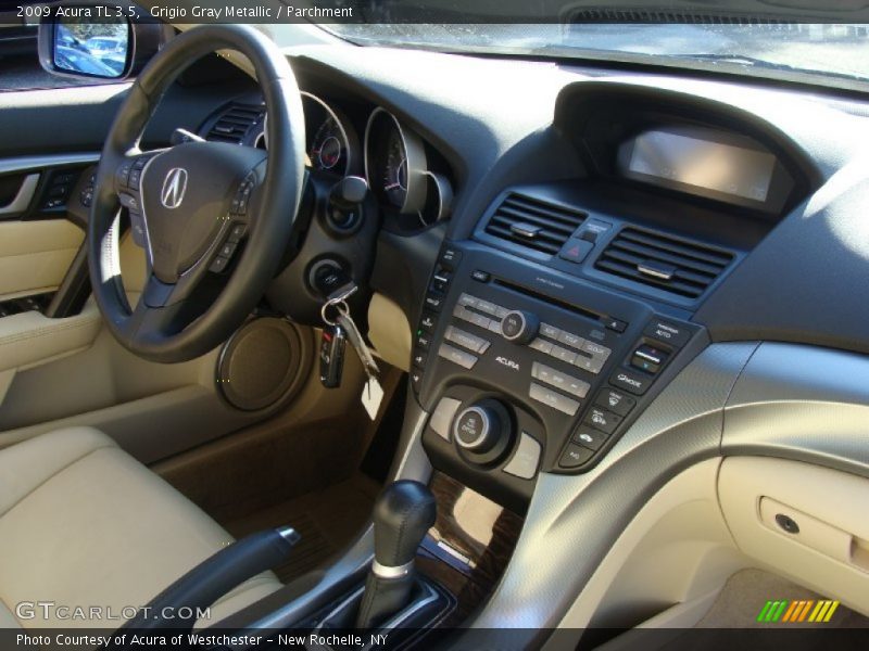 Grigio Gray Metallic / Parchment 2009 Acura TL 3.5