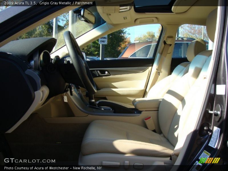 Grigio Gray Metallic / Parchment 2009 Acura TL 3.5