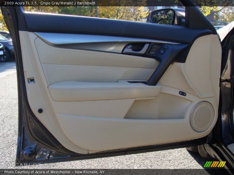 Grigio Gray Metallic / Parchment 2009 Acura TL 3.5