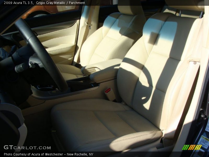 Grigio Gray Metallic / Parchment 2009 Acura TL 3.5