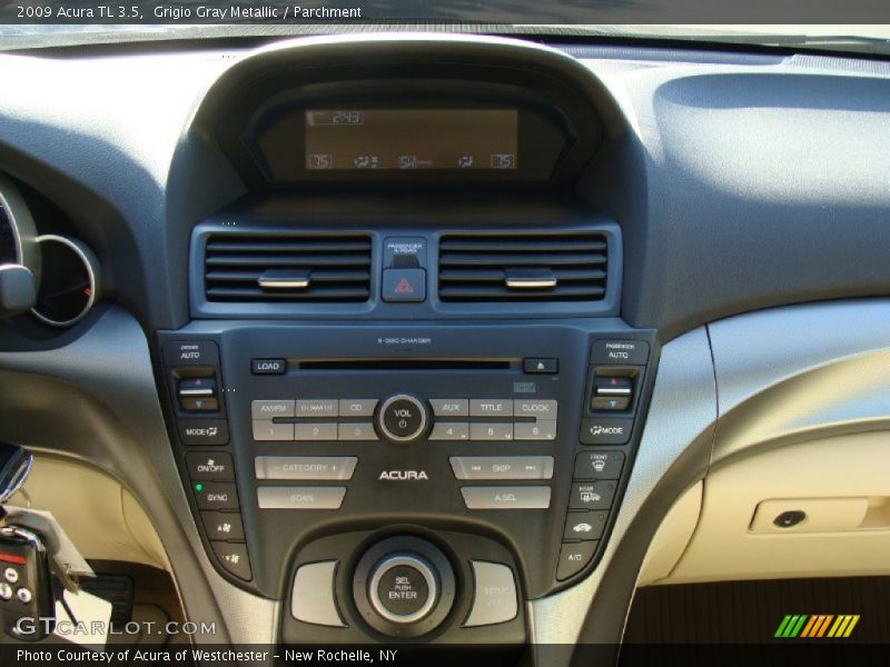 Grigio Gray Metallic / Parchment 2009 Acura TL 3.5