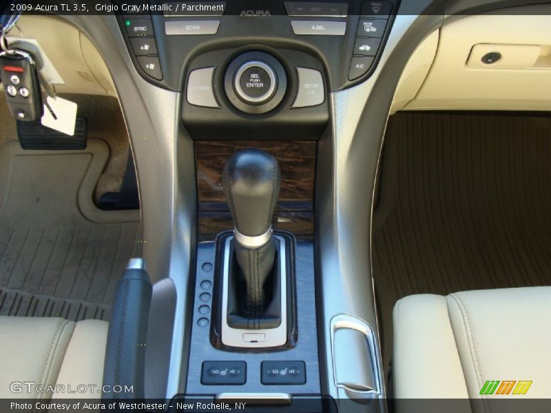 Grigio Gray Metallic / Parchment 2009 Acura TL 3.5
