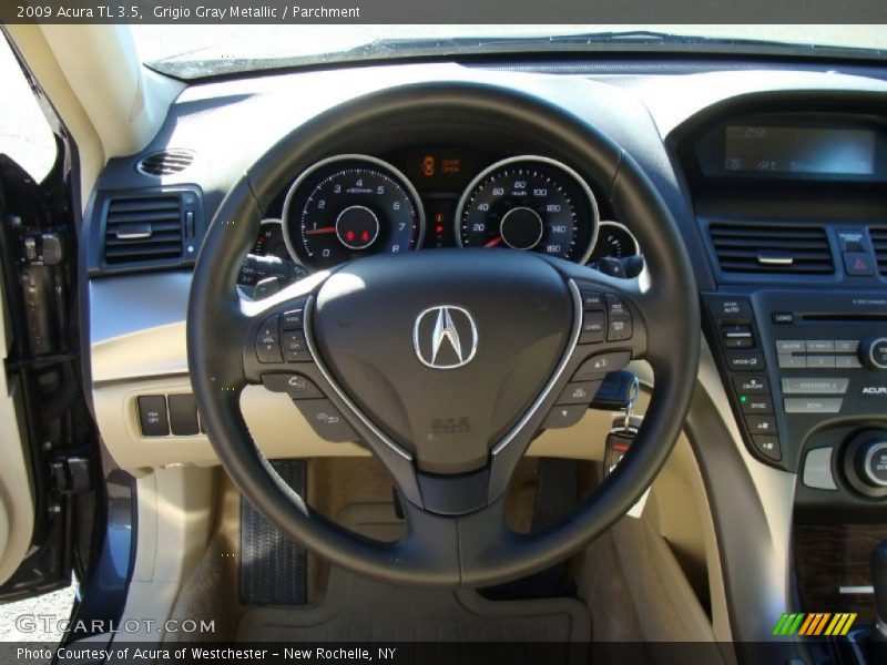 Grigio Gray Metallic / Parchment 2009 Acura TL 3.5