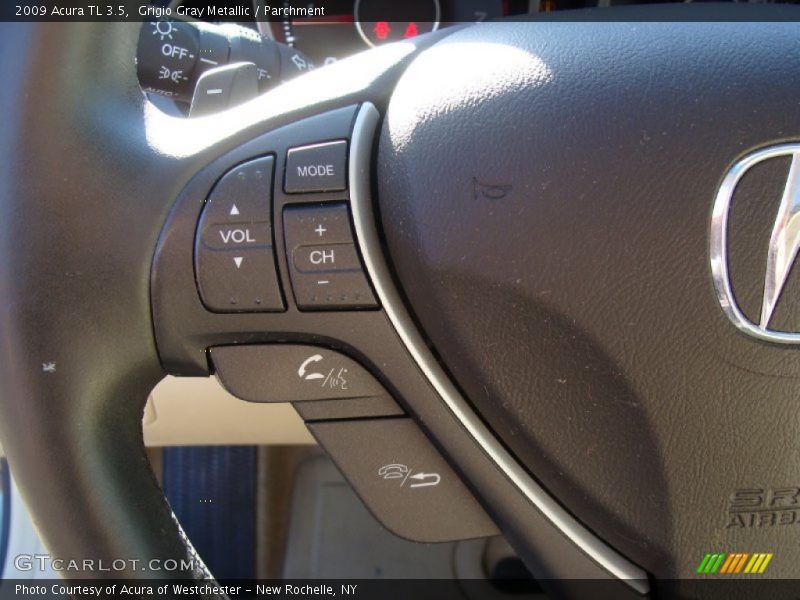 Grigio Gray Metallic / Parchment 2009 Acura TL 3.5