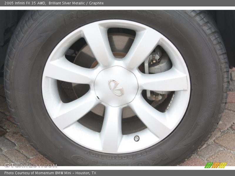Brilliant Silver Metallic / Graphite 2005 Infiniti FX 35 AWD