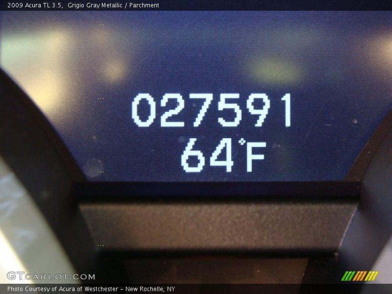 Grigio Gray Metallic / Parchment 2009 Acura TL 3.5