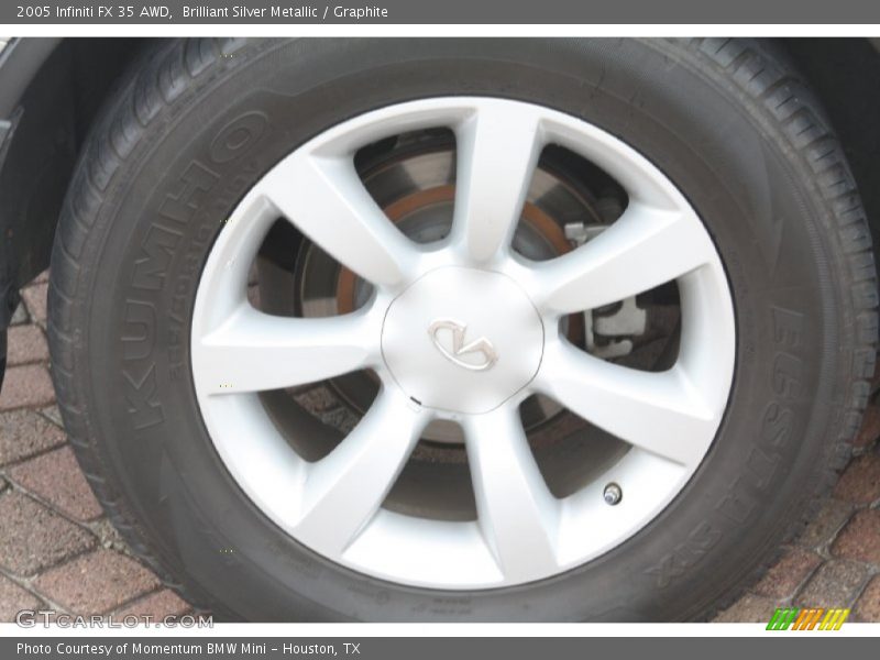 Brilliant Silver Metallic / Graphite 2005 Infiniti FX 35 AWD