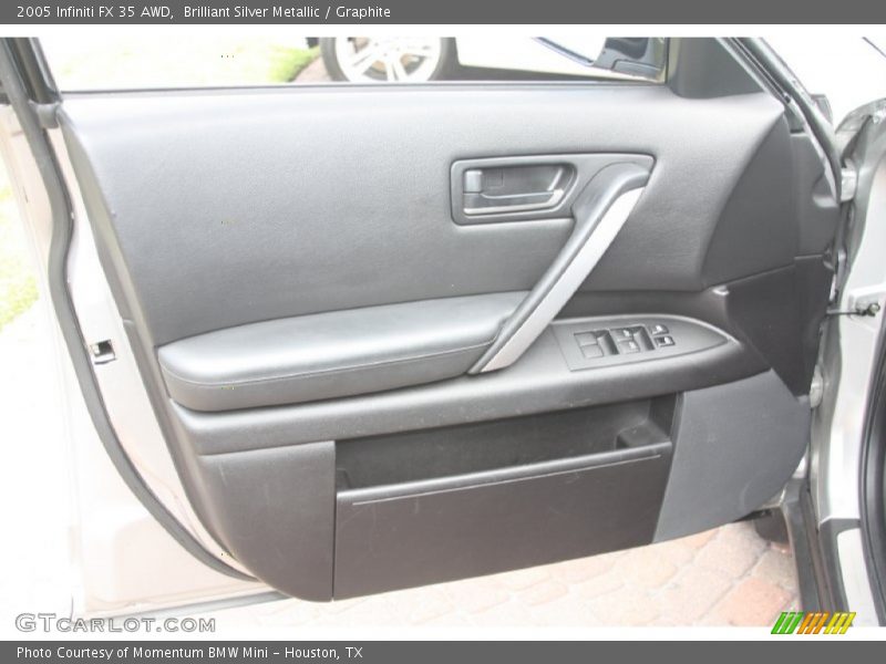 Brilliant Silver Metallic / Graphite 2005 Infiniti FX 35 AWD