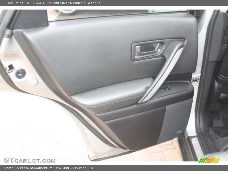 Brilliant Silver Metallic / Graphite 2005 Infiniti FX 35 AWD