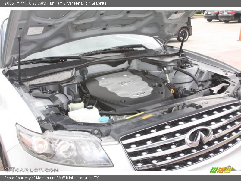Brilliant Silver Metallic / Graphite 2005 Infiniti FX 35 AWD