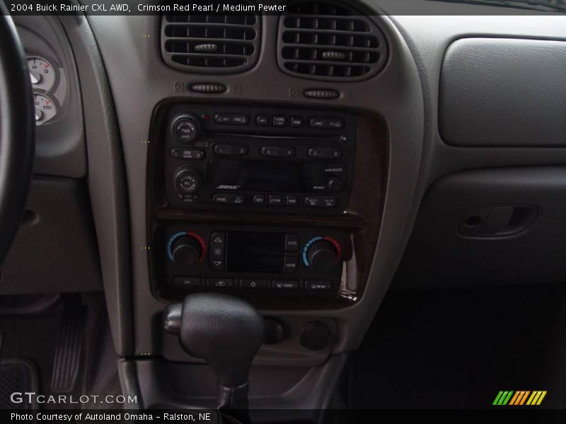 Crimson Red Pearl / Medium Pewter 2004 Buick Rainier CXL AWD